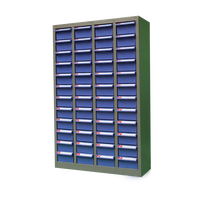 Armoire de rangement à tiroirs en plastique multi-usages durable à 48 tiroirs