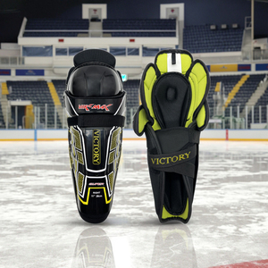Protections de tibia Vik-Max Pro Level pour hockey sur glace et hockey sur gazon avec protection renforcée des genoux - Product Image 5