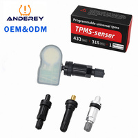 Sensor TPMS Programable para Automóvil ANDEREY, 315MHz 433MHz, Sensor Universal de Presión de Neumáticos