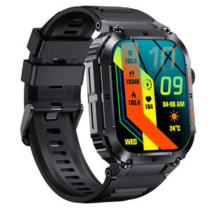 Montre Connectée Robuste <span class=keywords><strong>Homme</strong></span> K57 Pro, Smartwatch Tactique de Sport en Plein Air pour <span class=keywords><strong>Homme</strong></span>, Haute Qualité 2023 - Product Image 4