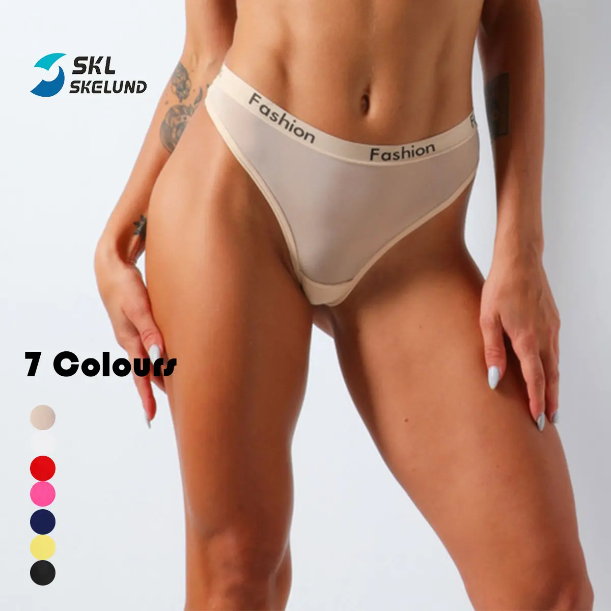 Commercio all'ingrosso Prezzo A Buon Mercato Maglia Tanga Respirabile Senza Soluzione di Continuità delle Donne G String Mutandine A Vita Bassa Spandex Cintura Sexy Mujer Custom Tanga