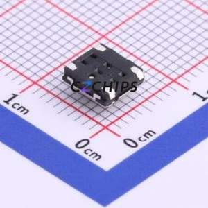 EVQQ2K03W Tactile Switch SMD,6x6.5mm Switch Single Pole Single Throw Round Button 1.3N Vertical Mount - Product Image 2