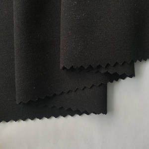 Shaoxing textile stock 63% rayonne 32% nylon 5% sp ponti roma tricot tissu pour vêtement - Product Image 2