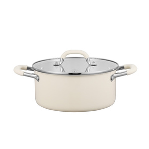 RVS 304 kookpottenset 8-delig modern Koreaans design met glazen deksel inductie pannenset - Product Image 6