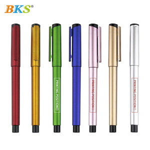 Wholesale Custom Logo Gel Pens High Quality Promotional Plastic Gel Pen with Glitter Ink 0.5mm Writing Width - Product Image 1