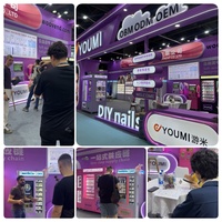 Distributeur automatique d'imprimantes à ongles en libre-service, installable en centre commercial, avec écran tactile 15,6'', paiement multi-mode et contrôle de programme à distance