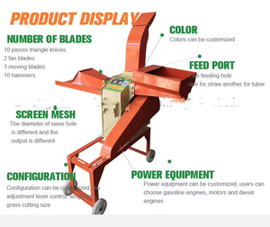 <span class=keywords><strong>Weiwei</strong></span> 220V nueva agricultura trituradora multiusos cortador de paja trituradora de hierba molinillo de maíz uso doméstico máquinas de alimentación de animales y plantas - Product Image 4