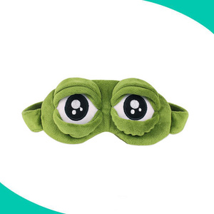 OEM all'ingrosso personalizzabile <span class=keywords><strong>100</strong></span>% poliestere sonno peluche <span class=keywords><strong>emoji</strong></span> maschera per gli occhi - Product Image 4