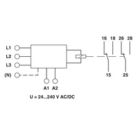 Relais de surveillance EMD-FL-3V-400 d'origine neuf - 2866064 &PH