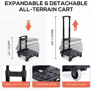 Gran oferta, amigable, personalizado, impermeable, para acampar, con aislamiento térmico, bolsa de playa, fiambrera, carrito, bolsa refrigeradora para Picnic con ruedas - Product Image 4