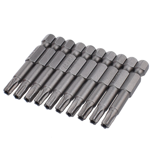 Bộ tua vít bảo mật Torx lỗ khoan lục giác 1/4 inch, chiều dài 50mm, mã T4 T5 T6 T7 T8 T10 T15 T20 T25 T30 T45 T50 - Product Image 2