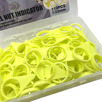 110 pièces ensemble 33mm écrou de roue indicateur lâche indicateurs de point de contrôle Standard roue contrôle échec et mat