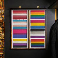 YYQN Patchs en tissu brodés en chenille 3D, motifs drapeau arc-en-ciel, gay, transgenre, avec cœurs, fleurs et formes rondes, pour casquettes à scratch