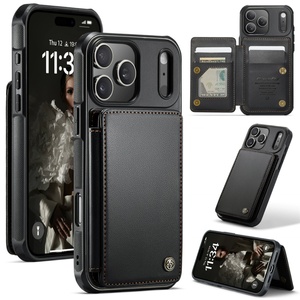 เคสหนังแบบพับได้ 2 in 1 สำหรับ iPhone 17 Pro Max รุ่นหรูหรา พร้อมช่องใส่บัตรเครดิต สำหรับ iPhone 17 Pro - Product Image 1