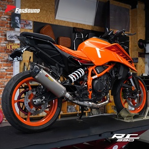 Système d'échappement sport slip-on pour moto <span class=keywords><strong>KTM</strong></span> Duke 390 RC390 2024-2026, <span class=keywords><strong>prix</strong></span> de gros usine Forsound - Product Image 3