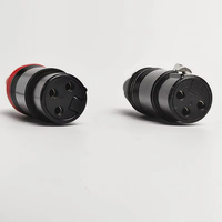 Connecteur de câble audio XLR 3 broches mâle + femelle, adaptateur de prise de soudure, coque en alliage de zinc de haute qualité