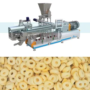 Extrudeuse à deux vis de céréales de petit déjeuner 350-500 kg/h machine à flocons de maïs