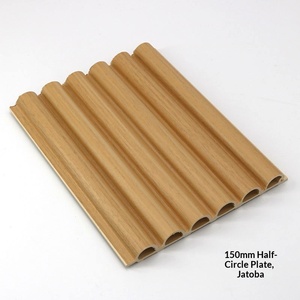 Panneau en bois ondulé Eco Wood Wave Board 150, gaufré, concave-convexe, sans peinture, grille décorative murale en bois - Product Image 6
