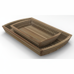 ถาดพร้อมชุดแกะสลัก 2 ชิ้น - Product Image 1