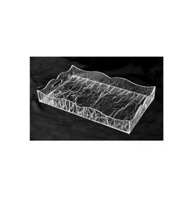 Plateau acrylique de grande taille de forme personnalisée de qualité exclusive dernier design plateau de service à thé et café à un prix abordable - Product Image 1