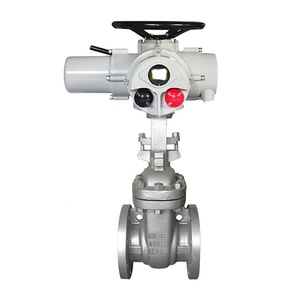 DKV Compuerta a Prueba de Explosiones de Hierro Fundido con Vástago Ascendente, Brida de Cuña, Accionamiento por Motor y Actuador Multivuelta - Product Image 2