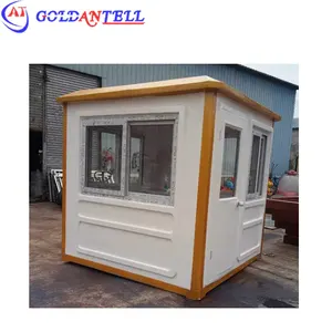 Two person space portable guard booth , security guard house and fiberglass guard room