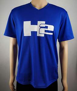 เสื้อยืดคอวีแฟชั่นโฆษณา ผ้าฝ้ายแท้คุณภาพสูง สีสันสดใส พิมพ์ลายตามสั่ง ออกแบบเองได้ ขายดี - Product Image 2