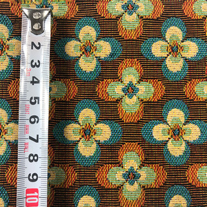 Polyester bông sợi nhuộm Jacquard vải phong cách mộc mạc hoa nhỏ mô hình retro Ins ống thổi túi quần áo trang trí Giày - Product Image 6