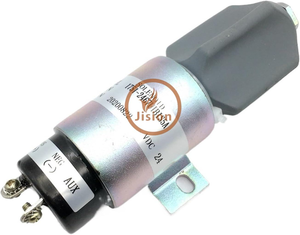 3846274 1751-2467UIBIS5A Électrovanne d'arrêt diesel 24V pour moteur de machines 320B E200B E320 S6K - Product Image 4