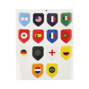 Juego de Pegatinas Transparentes de PVC con la Bandera Mundial de la Copa Mundial de Fútbol FIFA 2026, Decoración Impermeable con Protección UV, Venta al por Mayor - Product Image 2