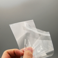 Petits sacs cellophane transparent auto-adhésif imprimé personnalisé pour boulangerie, bougie, savon, biscuit, pain, Opp