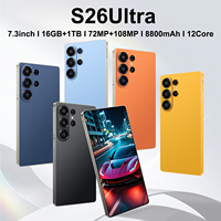 Smartphone S26 Ultra Original Sumsun 5G LTE 16GB+1TB Doble SIM 7000mAh 48MP+108MP OLED 120Hz 65W Carga Rápida Snapdragon Android