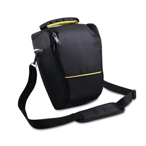 Envío rápido DSLR Camera Bag Universal DSLR Camera Shoulder Bag para Nikon / Canon etc Nylon Camera Bag