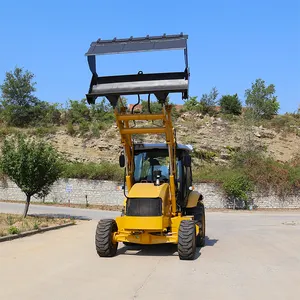 EVERUN ERB388 2.5ton 4wd Four-wheel Articulated Sale New Compact Mini Backhoe Excavator Loaders With Low Price For Sale