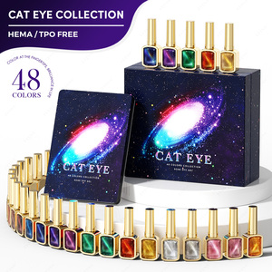 JTING Nuevo Diseño, Colección de Esmalte de Uñas en Gel Efecto Ojo de Gato, 48 Colores, OEM, Personalizable, Profesional, para Salón - Product Image 1