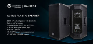 דיוק pro אודיו זרו12d3 מקצועי 500w 12 "אינץ 'חזק חזק פלסטיק מעמד-d מגבר Dj רמקול dj - Product Image 6