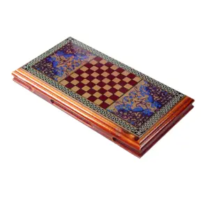 Деревянный Складной Игровой набор для шахматных игр Backgammon