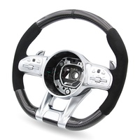 Setir Kemudi Custom Carbon Microfiber untuk Mercedes Benz AMG W117 W176 C190 E63s W126 W206 A238