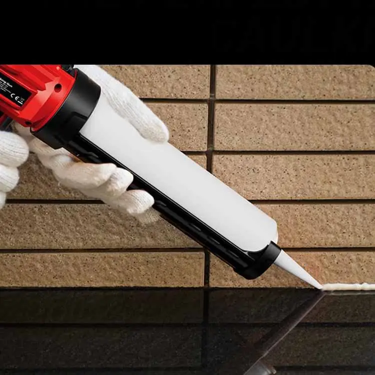 AKX Hand Tool Red Glass Glue Gun Framework Sealant Silicone Caulking Gun