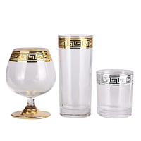 Juego de copas de vino tinto de cristal para restaurante, vasos para beber de tallo largo, con borde dorado/plateado, para bodas y hoteles
