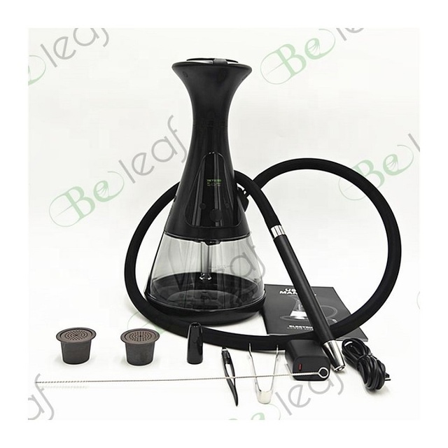 Factory Direct Shisha Pods Electric Hookah Without Charcoal Black Electronic Hookah
