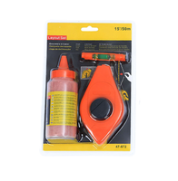 Ensemble de bobine à niveau et à traçage 3 en 1 avec flacon de poudre, outil domestique et professionnel, personnalisation possible