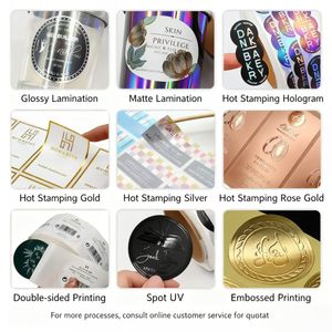 Autocollant en <span class=keywords><strong>vinyle</strong></span> imperméable imprimé sur mesure pour tubes de shampoing, parfum, <span class=keywords><strong>palette</strong></span> de fard à joues, sérum pour cils, rouge à lèvres et gloss à lèvres (personnalisable) - Product Image 4