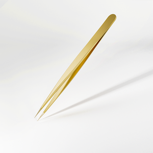 Strumenti di riparazione orologi precisione in ottone pinzette lucidate a mano Non magnetiche con punte molto sottili per orologiaio - Product Image 4