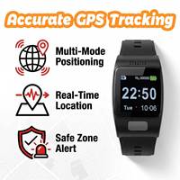 Reloj Inteligente de Seguridad 4G con Pulsera SOS para Personas Mayores, con Monitor de Presión Arterial/SpO2/Temperatura, Detección de Caídas, Reloj Inteligente VL12S para el Cuidado de Personas Mayores