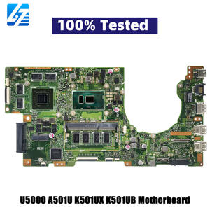 Placa Base para Portátil K501UX, Compatible con <span class=keywords><strong>ASUS</strong></span> <span class=keywords><strong>VivoBook</strong></span> K501U U5000 A501U K501UX K501UB K501UW K501UXM K501UQ K501UWK, Placa Principal con CPU I3 <span class=keywords><strong>I5</strong></span> I7 - Product Image 1