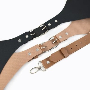 <span class=keywords><strong>Tirantes</strong></span> de Cuero Ajustables para <span class=keywords><strong>Hombre</strong></span> Meetee SP665 80-100*2.5cm, Color Negro y Marrón, Accesorio de Moda para Prendas - Product Image 5