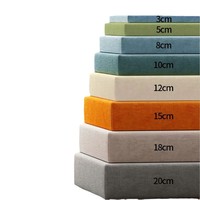 Mousse haute résilience personnalisée pour meubles d'extérieur - Matelas de canapé, coussins de lit avec caractéristiques de épaisseur et de densité personnalisables