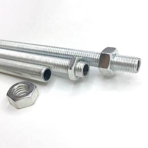 Tuyau de lampe en fer zingué en gros, tube d'éclairage, <span class=keywords><strong>tige</strong></span> <span class=keywords><strong>creuse</strong></span> entièrement <span class=keywords><strong>filetée</strong></span> M6 M8 M10 M12 M14 M16 M18 M20 métrique - Product Image 4