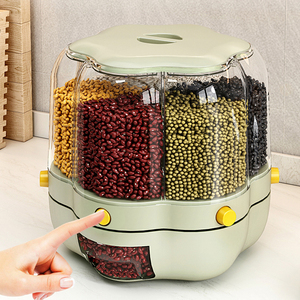 Gạo lưu trữ <span class=keywords><strong>container</strong></span> <span class=keywords><strong>360</strong></span> xoay thực phẩm quả, công suất lớn gạo xô rotatingr, ngũ cốc lưu trữ <span class=keywords><strong>Container</strong></span> có nắp đậy - Product Image 2